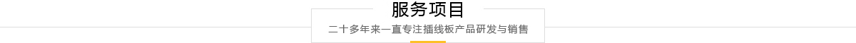 二十多年来一直专注插线板产品的研发与销售