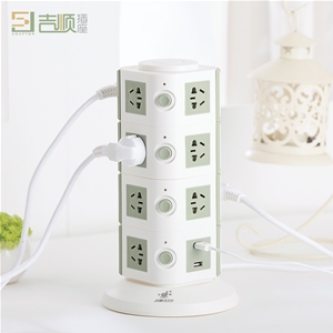 吉顺插座-礼品定制-多层立式插座带USB