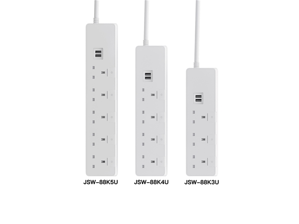 定制，英规排插，3/4/5位，带独立开关，2USB，500个起订