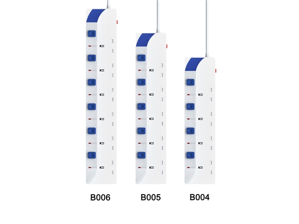 定制，英规4/5/6位独立开关插座